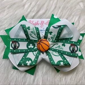 🎀🏀 NBA Boston Celtics Hair Bow 🏀🎀